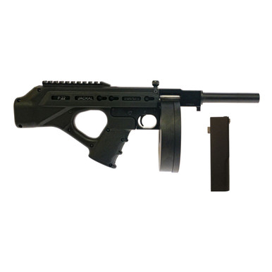 Shop STANDARD MANUFACTURING Jackhammer .22LR 5.375in 10rd Stick And 50rd Drum Magazines Pistol (JACK-HAMMER-SD). Buy best Pistols from gritrsports.com | Reviews and Shipping options available