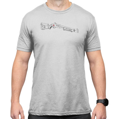 Shop MAGPUL Men's SGA Blueprint Stone Gray Heather Cotton/Polyester Short Sleeve T-Shirt (MAG1278-041). Buy best SS Shirts from gritrsports.com | Reviews and Shipping options available
