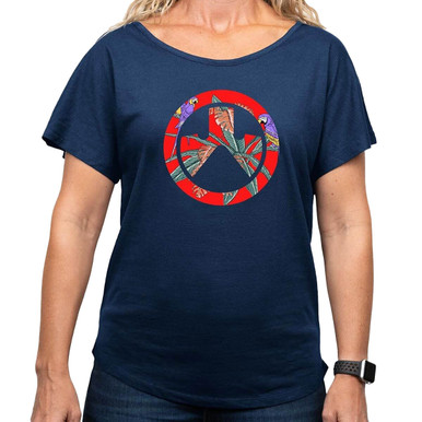 Shop MAGPUL Women's Aloha Icon Navy Cotton Short Sleeve T-Shirt (MAG1286-410). Buy best SS Shirts from gritrsports.com | Reviews and Shipping options available