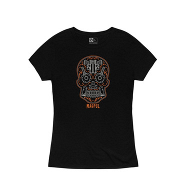 Shop MAGPUL Women's Sugar Skull Black T-Shirt (MAG1218-001). Buy best SS Shirts from gritrsports.com | Reviews and Shipping options available