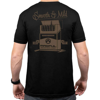 Shop MAGPUL Men's Smooth & Mild Black T-Shirt (MAG1267-001). Buy best SS Shirts from gritrsports.com | Reviews and Shipping options available