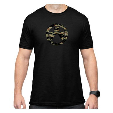 Shop MAGPUL Tiger Stripe Icon Cotton/Polyester Black Short Sleeve Shirt (MAG1292-001). Buy best SS Shirts from gritrsports.com | Reviews and Shipping options available