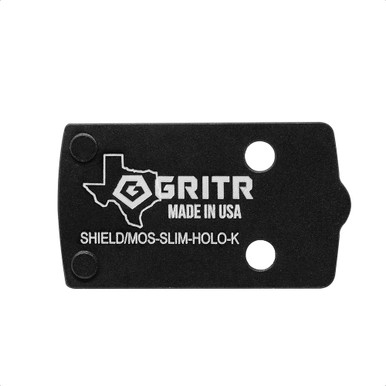 Shop GRITR Optic Plate for Mounting Holosun 407K/507K to Slimline Glock, S&W Shield. Buy best Optic Adapter Plates from gritrsports.com | Reviews and Shipping options available