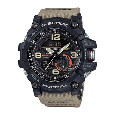 Shop CASIO G-Shock Mudmaster Twin Sensor Watch with Tan Strap (GG1000-1A5). Buy best Watches from gritrsports.com | Reviews and Shipping options available