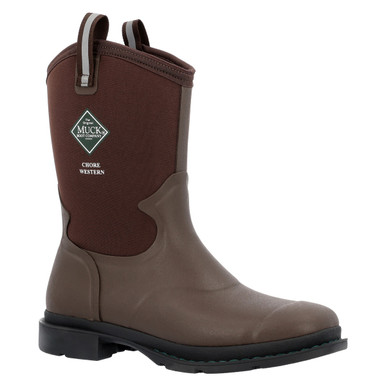 Shop MUCK BOOT COMPANY Men's Chore Western Mid Dark Brown Work Boots (MCHWM90). Buy best Boots from gritrsports.com | Reviews and Shipping options available
