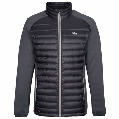Shop GILL Hybrid Down Charcoal/Red Jacket (1064CR). Buy best Jackets from gritrsports.com | Reviews and Shipping options available