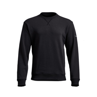 Shop SITKA Essential Crew Sitka Black Sweatshirt (600201-BK). Buy best Sweaters from gritrsports.com | Reviews and Shipping options available
