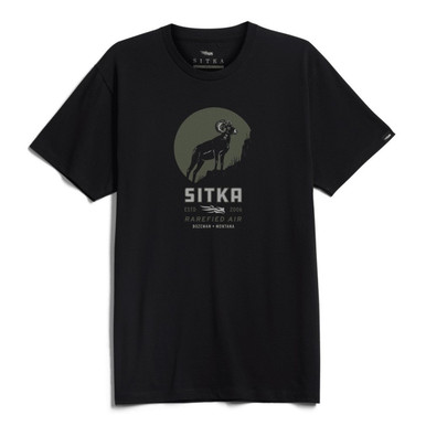 Shop SITKA Men's Rarified Air Sitka Black T-Shirt (600354-BK). Buy best SS Shirts from gritrsports.com | Reviews and Shipping options available