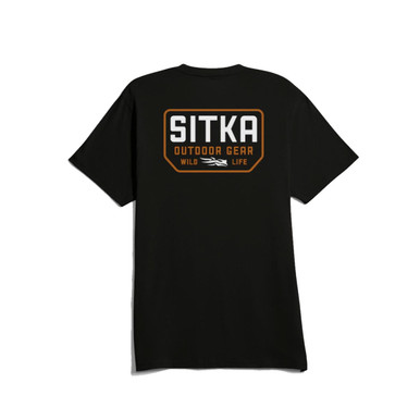 Shop SITKA Wild Life Sitka Black T-Shirt (600359-BK). Buy best SS Shirts from gritrsports.com | Reviews and Shipping options available