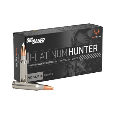 Shop SIG SAUER Platinum Hunter 270 Winchester 150 Grain Nosler Accubond Ammo (E270PH150-20). Buy best Rifle Ammo from gritrsports.com | Reviews and Shipping options available
