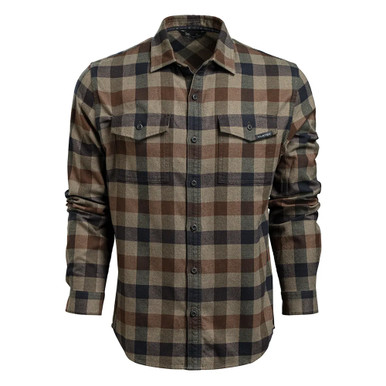 SEA BARRIER Camicia Fassa Flanella Leggera Fantasia Manica Lunga con Taschino Uomo Profumatore Saggio 137AZZ M