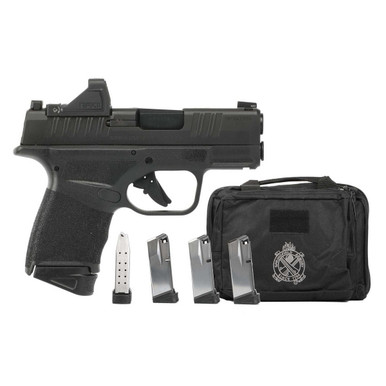 Shop SPRINGFIELD ARMORY Hellcat OSP 9mm 3in 5x13rd Semi-Auto Pistol w/ Viridian RFX-11 Green Dot Optic (HC9319BOSPGU24). Buy best Pistols from gritrsports.com | Reviews and Shipping options available