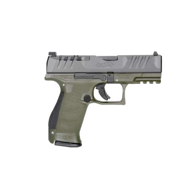 Shop WALTHER PDP Compact Optic Ready 9mm 4in 15rd Two-Tone Green - Frame Semi-Auto Pistol (2858428). Buy best Pistols from gritrsports.com | Reviews and Shipping options available