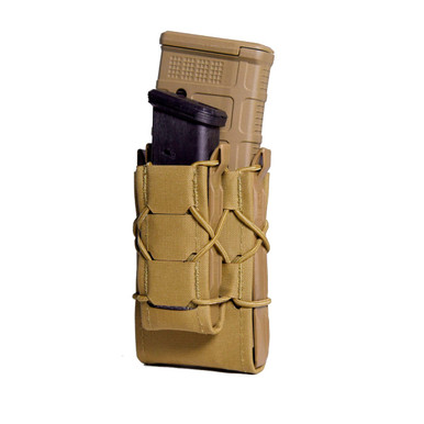 Shop HIGH SPEED GEAR Taco Gen 2 Double Decker Coyote Brown Rifle and Pistol Magazine Pouch (24DD00CB). Buy best Mag Pouches from gritrsports.com | Reviews and Shipping options available