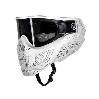 Shop HK ARMY HSTL Skull Ghost White Paintball Goggle/Airsoft Mask with Smoke Thermal Lens (77100303). Buy best Paintball Masks from gritrsports.com | Reviews and Shipping options available