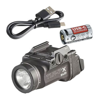 Shop STREAMLIGHT TLR-7 X Sub USB Fits Springfield Armory Hellcat 500 Lumens Weapon Light (69408). Buy best Weapon Lights from gritrsports.com | Reviews and Shipping options available
