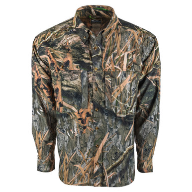 Shop DRAKE EST Camo Flyweight Wingshooters Mossy Oak Shadow Grass Habitat LS Shirt (DW7007-022). Buy best LS Shirts from gritrsports.com | Reviews and Shipping options available