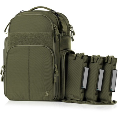 Shop SAVIOR EQUIPMENT Pro-Sema OD Green Competition Backpack w/ 3 Pistol Cases (BP-SEMAXL-PRO-OG). Buy best Backpacks from gritrsports.com | Reviews and Shipping options available