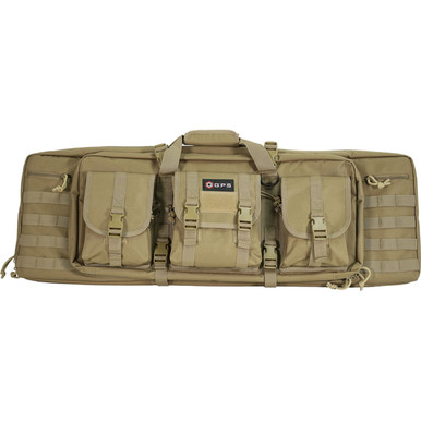 Shop G*OUTDOORS 36in FDE Double Rifle Case (GPS-DRC36-FDE). Buy best Rifle Cases from gritrsports.com | Reviews and Shipping options available