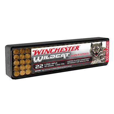Shop WINCHESTER AMMO 22 LR Wildcat Dynapoint Super Speed 40gr 100rd/Box Bullets (WW22LRSSD). Buy best Rimfire Bullets from gritrsports.com | Reviews and Shipping options available