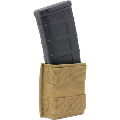 Shop ESSTAC Single 5.56 Shorty KYWI Coyote Brown Pouch with Webbing (556.S.S-COY). Buy best Mag Pouches from gritrsports.com | Reviews and Shipping options available