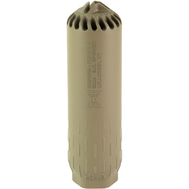 HUXWRX Safety Company Flow 6K 6mm FDE Suppressor Fits HUXWRX Muzzle Devices (2971)