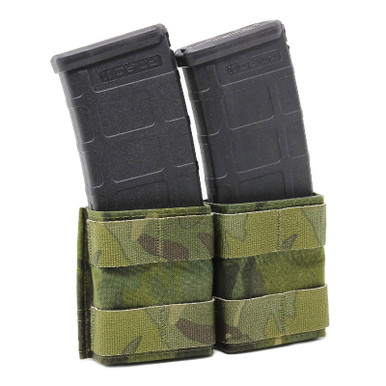 Shop ESSTAC Double 5.56 Multicam Black Shorty KYWI Pouch with Webbing (556.D.S-MLBLK). Buy best Mag Pouches from gritrsports.com | Reviews and Shipping options available
