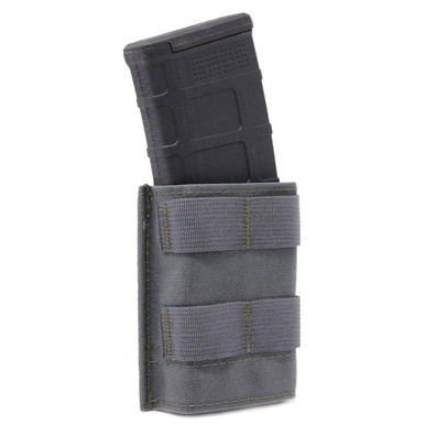 Shop ESSTAC Single 5.56 Wolf Grey Midlength KYWI Pouch with Webbing (556.S.M-WG). Buy best Mag Pouches from gritrsports.com | Reviews and Shipping options available