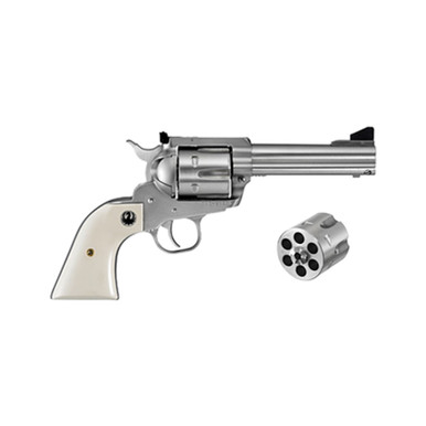 Shop RUGER Blackhawk Convertible 45 Colt/45 ACP Flattop 4.62in 6rd Stainless/Ivory Revolver (05243). Buy best Revolvers from gritrsports.com | Reviews and Shipping options available