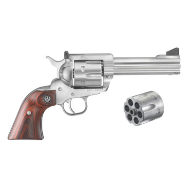 Shop RUGER Blackhawk Convertible 357 Mag/9mm Flattop 4.62in 6rd Stainless/Rosewood Revolver (05245). Buy best Revolvers from gritrsports.com | Reviews and Shipping options available