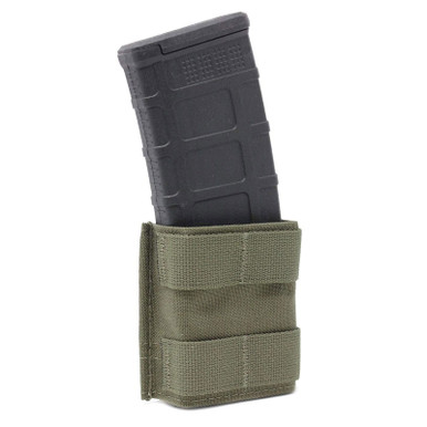 Shop ESSTAC Single 5.56 Ranger Green Shorty KYWI Pouch w/ Webbing, 2x Fight Light Malice Attachment (556.S.S-2xFLM-RG). Buy best Mag Pouches from gritrsports.com | Reviews and Shipping options available