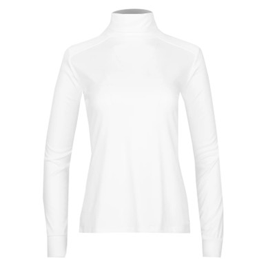 Shop HOT CHILLYS Women's Peach Skins Solid White T-Neck (HC3054-823). Buy best LS Shirts from gritrsports.com | Reviews and Shipping options available