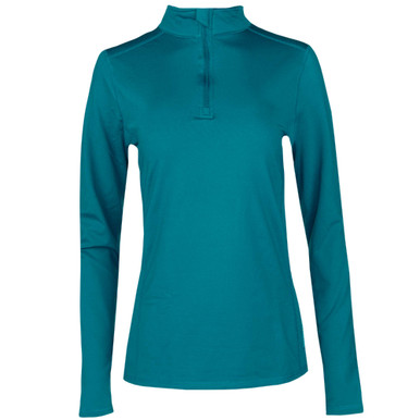 Shop HOT CHILLYS Women's Micro-Elite Chamois Aerial Blue Zip-T (HC9730-127). Buy best LS Shirts from gritrsports.com | Reviews and Shipping options available