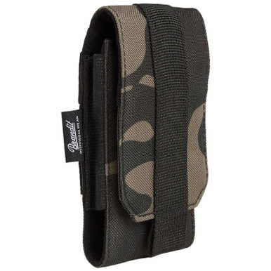 Shop BRANDIT INDIVIDUAL WEAR Dark Camo Medium Molle Phone Pouch (8058-12004-OS). Buy best Pouches from gritrsports.com | Reviews and Shipping options available