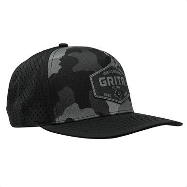Shop GRITR One Size Casual Trucker Hat w/ Pre-Curved Visor, Black Camo. Buy best Apparel from gritrsports.com | Reviews and Shipping options available