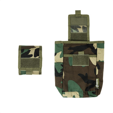 Shop GRITR Tactical Molle Dump Pouch, Foldable Dump Bag for Belts, M81. Buy best Bags from gritrsports.com | Reviews and Shipping options available