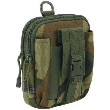 Shop BRANDIT INDIVIDUAL WEAR Functional MOLLE Woodland Pouch (8049-15010-OS). Buy best Pouches from gritrsports.com | Reviews and Shipping options available