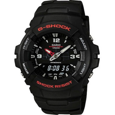 Shop CASIO Men's G-Shock Anti-Magnetic Resistance Watches (G100-1BV). Buy best Watches from gritrsports.com | Reviews and Shipping options available