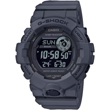 Shop CASIO G-Shock  Move Power Trainer Gray Digital Watches w/ Bluetooth Mobile Linking (GBD800UC-8). Buy best Watches from gritrsports.com | Reviews and Shipping options available