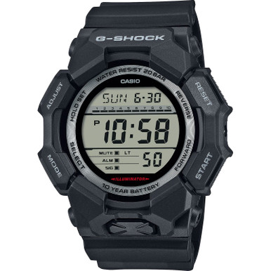 Shop CASIO G-Shock Black Watches w/ Large Case (GD-010-1CR). Buy best Watches from gritrsports.com | Reviews and Shipping options available