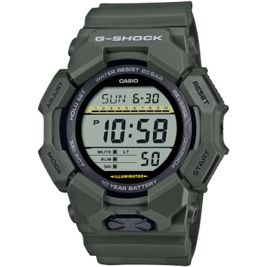 Shop CASIO G-Shock Green Watches w/ Large Case (GD-010-3CR). Buy best Watches from gritrsports.com | Reviews and Shipping options available