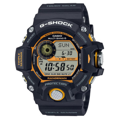 Shop CASIO G-Shock Rangeman Tactical Black/Yellow Solar Powered Atomic Timekeeping Watches (GW9400Y-1). Buy best Watches from gritrsports.com | Reviews and Shipping options available