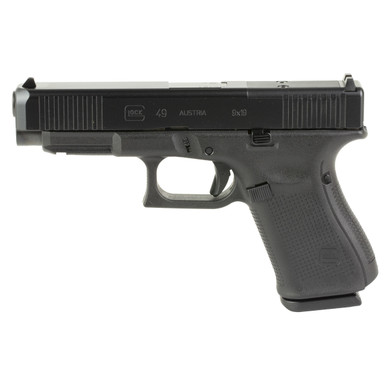 Shop GLOCK 49 M.O.S. Full Size 9mm 4.49in 3x15rd OR Semi-Auto Pistol (PA495S203MOS). Buy best Pistols from gritrsports.com | Reviews and Shipping options available