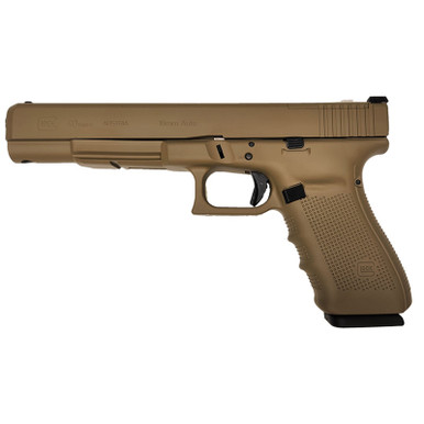 Shop GLOCK G40 Gen4 MOS 10mm 6.02in 3x13rd Coyote Tan Semi-Auto Pistol (PG4050104MOS-CT). Buy best Pistols from gritrsports.com | Reviews and Shipping options available