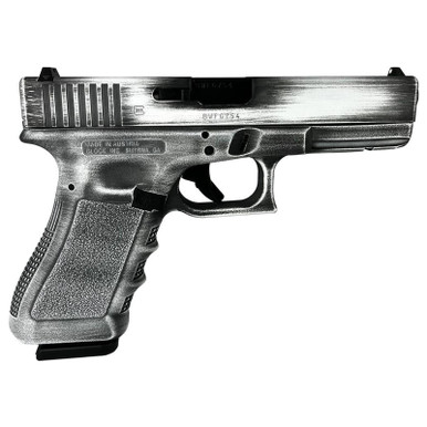 Shop GLOCK 17 Gen 3 Custom 9mm Luger 4.49in 17rd Destressed White Semi-Auto Pistol (PI1750203 MODWD). Buy best Pistols from gritrsports.com | Reviews and Shipping options available