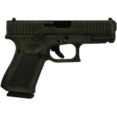 Shop GLOCK 19 Gen 5 9mm 4.02in 3x15rd Custom Distressed Bazooka Green Pistol (PA195S203 MODBGD). Buy best Pistols from gritrsports.com | Reviews and Shipping options available