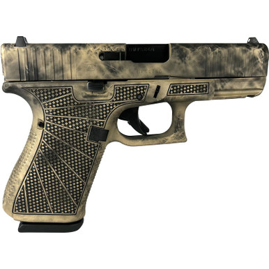 Shop GLOCK 19 Gen 5 9mm 4.02in 3x15rd Custom Marble Stipple Frame Semi-Auto Pistol (PA195S203 MODMBSF). Buy best Pistols from gritrsports.com | Reviews and Shipping options available