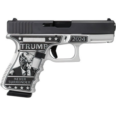 Shop GLOCK 19 Gen 3 Custom 9mm Luger 2x15rd 4.02in Trump 2024 Mug Shot Semi-Auto Pistol (UI1950203 MODMS). Buy best Pistols from gritrsports.com | Reviews and Shipping options available