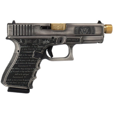 Shop GLOCK 19 Gen 3 Custom 9mm Luger 2x15rd 4.6in Trump 2024 Semi-Auto Pistol (UI1950203 MODT24GB). Buy best Pistols from gritrsports.com | Reviews and Shipping options available