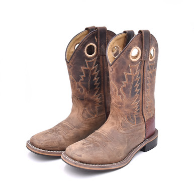 Buy OPEN BOX SMOKY MOUNTAIN BOOTS Kids JESSE Western Boots, Color: Brown Distress/Brown Crackle, Size: 1, Width: R (3662C-1R) online. Find best prices for Smoky Mountain Boots open box condition items at GritrSports.com. Shop for Smoky Mountain Boots open box items on sale.